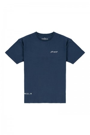 YoungLA 414 Signature Shirt Deep Teal | DU2798-145