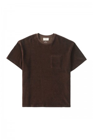 YoungLA 419 Cord Collection , Shirt Chocolate | IP7458-690