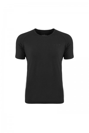 YoungLA 422 Fitted Delt Shirt Black | ZB8231-465