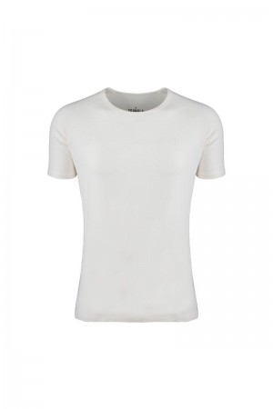 YoungLA 422 Fitted Delt Shirt White | BG8037-249