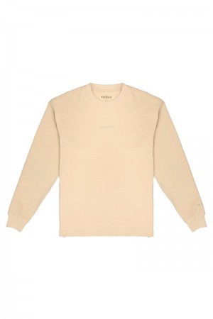 YoungLA 450 Cloud Foam Long Sleeves Beige | FU0468-915