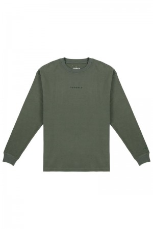 YoungLA 450 Cloud Foam Long Sleeves Forest Green | XQ4872-910