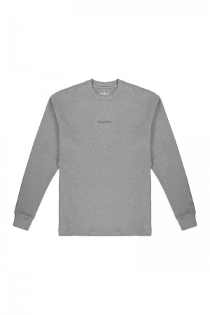 YoungLA 450 Cloud Foam Long Sleeves Grey Heather | SY0945-123