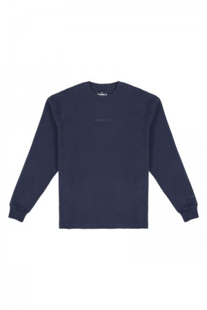 YoungLA 450 Cloud Foam Long Sleeves Navy | PB4085-617