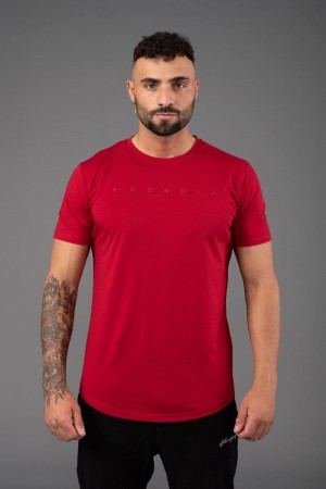 YoungLA 459 Monochrome Fitted Shirt Red | TG3679-280