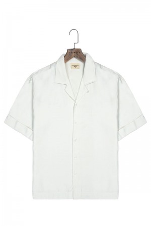 YoungLA 468 Clase Shirts Off-White | FC2805-697