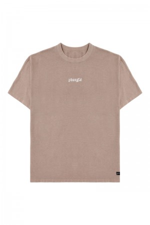 YoungLA 471 Chrome Shirt Mauve Wash | SB0398-657