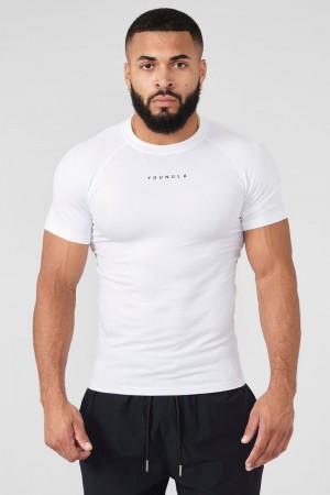 YoungLA 475 SuperVillain Compression Shirt White | GB2395-186