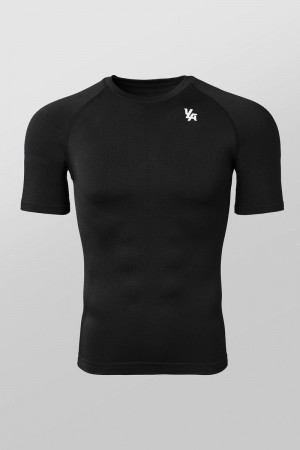 YoungLA 477 , Combat Compression Shirt Black | AB1396-542