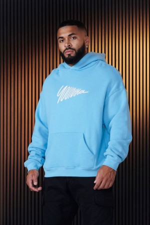 YoungLA 510 , Wavy Hoodies Carolina Blue | NJ9306-475