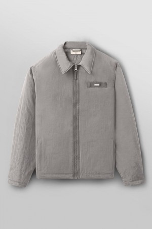 YoungLA 529 , Crinkled Jacket Light Grey | DW8406-579