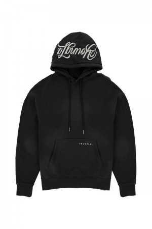 YoungLA 549 Phantom Hoodies Black Wash | FD0581-296