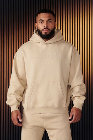 YoungLA 566 , Cloud 9 Hoodies Tan | OL3804-257