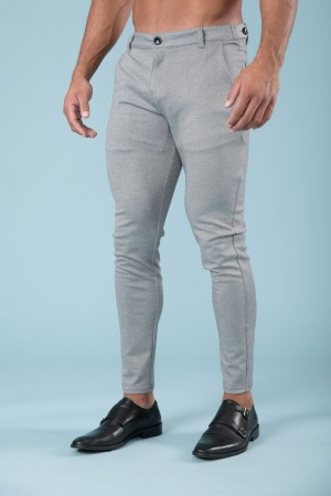 YoungLA 614 Dapper Dress Pants Grey | RZ0915-348