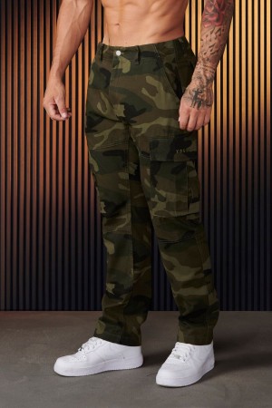 YoungLA 616 , Suburban Twill Cargos Camo Green | NL3847-910