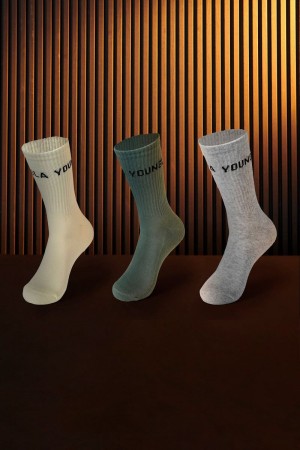 YoungLA 714 , Earthy Socks Set Pastel Pack | HF2069-341