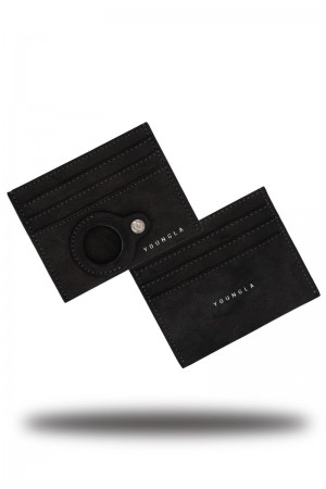 YoungLA 725 Executive Card Holder Black | AV4173-829