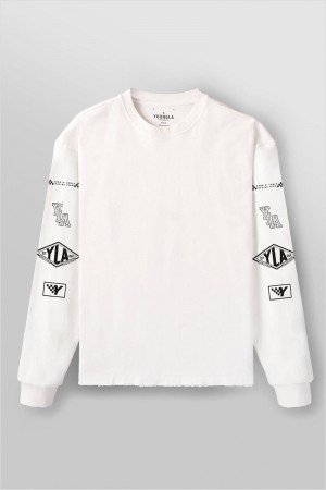 YoungLA 8037 , Excellence Longsleeves White | TQ1895-074