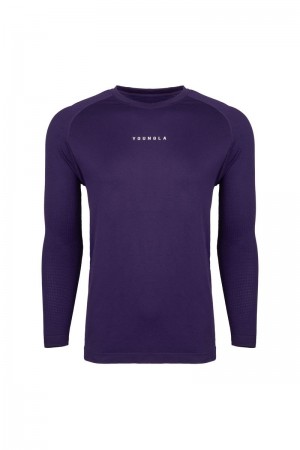 YoungLA 823 New Gen Compression Longsleeves Dark Purple | ED7856-943