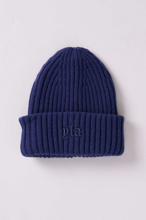 YoungLA 9003 , Metal Collection Beanies Navy | EV6840-251