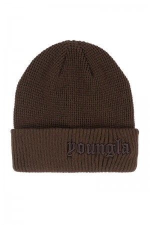 YoungLA 905 Testament Beanies Brown | BZ5438-927