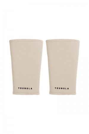 YoungLA 914 Knee Sleeves Tan | NF2914-680