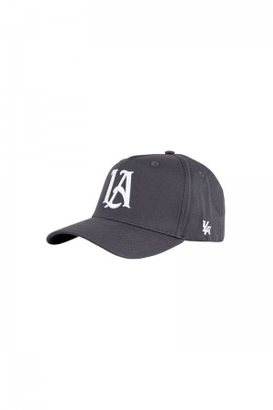 YoungLA 920 A-Frame LA Snapback Hat 2.0 Nardo Grey | VJ2954-031