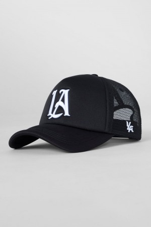 YoungLA 923 , LA Trucker Hats Black | CA5941-782