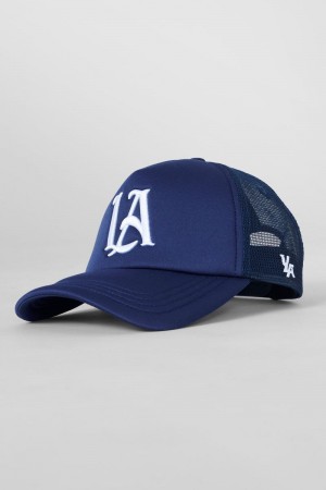 YoungLA 923 , LA Trucker Hats Navy | FV1283-594