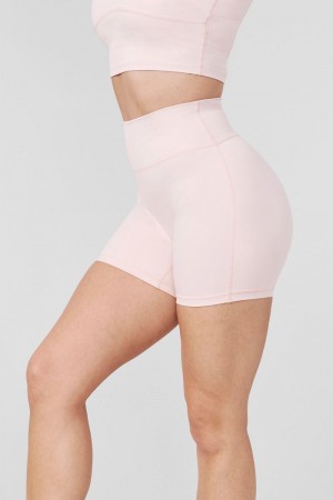 YoungLA W109 Level Up Biker Short 7 inch Lotus Pink | XO0831-645