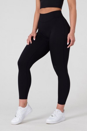 YoungLA W209 Level Up Leggings Black Dahlia | XT4730-821