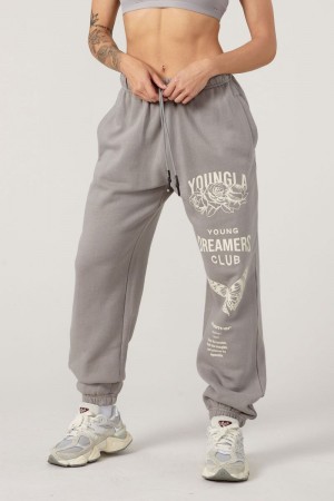 YoungLA W211 Dreamer Joggers Stone Grey | NR8746-051