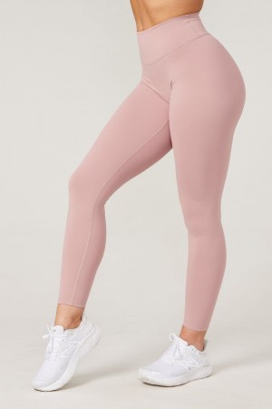 YoungLA W218 , Powerpuff Leggings Mauve Pink | BJ0124-685