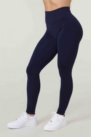 YoungLA W220 , Core Seamless Leggings Evening Blue | PT0672-394