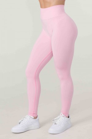 YoungLA W220 , Core Seamless Leggings Pink Punch | EL2537-091