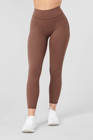 YoungLA W221 , Staple leggings Milk Chocolate | KJ0687-915