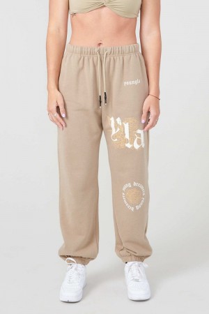 YoungLA W224 Rose Joggers Desert Olive | HR6580-137