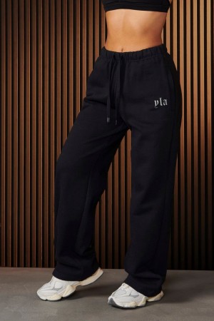 YoungLA W229 , Urban Straight Leg Jogger Raven | KZ0892-356