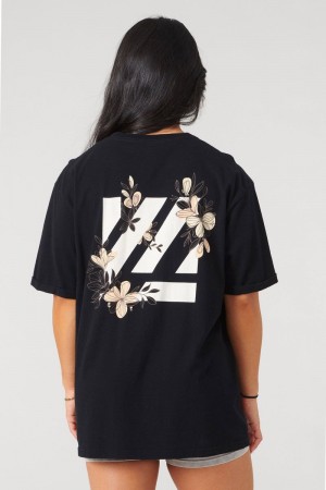 YoungLA W424 Bloc Oversized Shirt Black | NZ8401-263