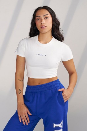 YoungLA W435 , OG Baby Shirt White / Blue | ZX4186-907