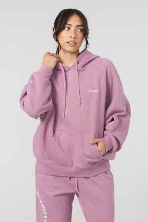 YoungLA W516 Revolve Hoodie Crushed Mauve | IN8072-156