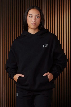 YoungLA W520 , Urban Layer Hoodie Raven | TQ1843-526