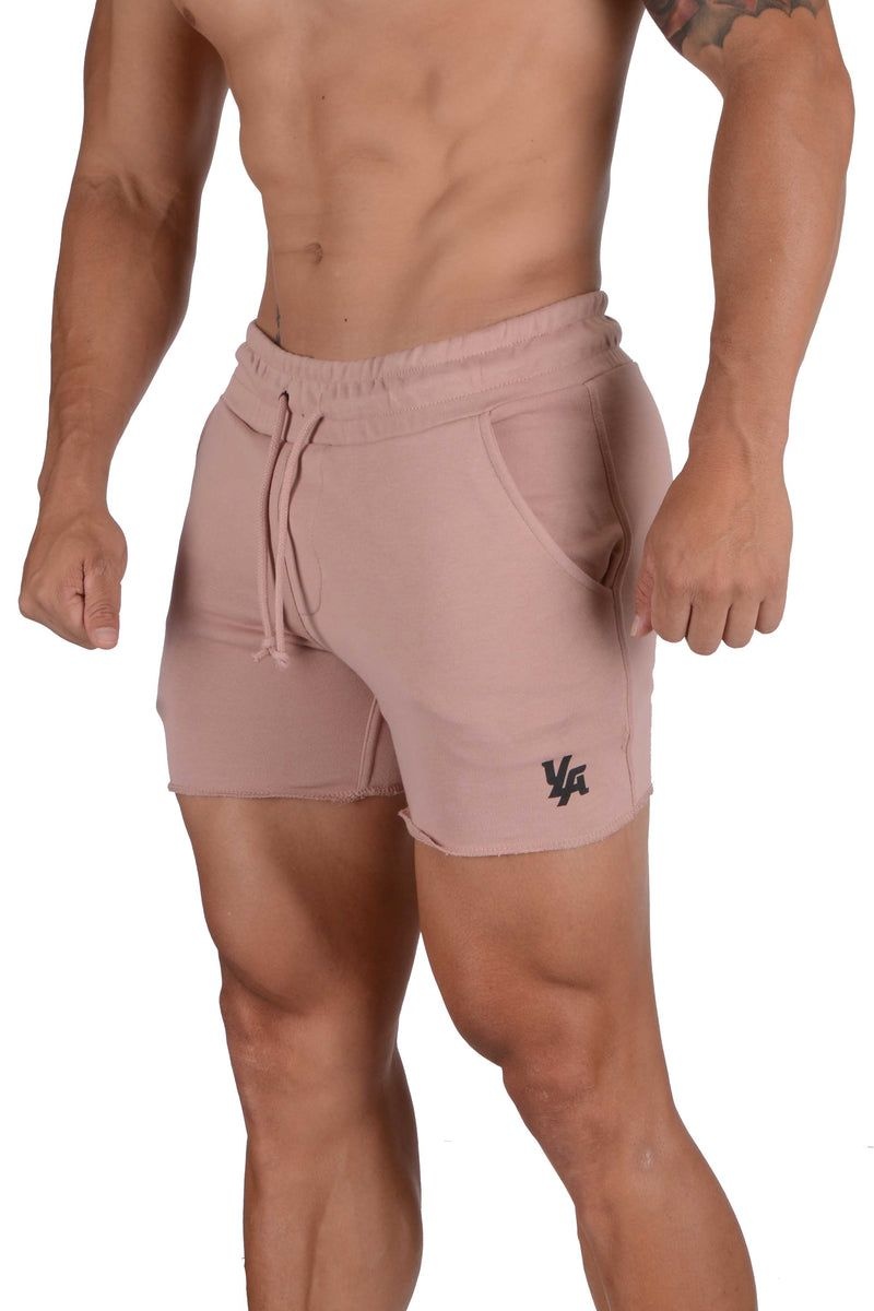 YoungLA 102 Bodybuilding French Terry Shorts Salmon | CX5083-192