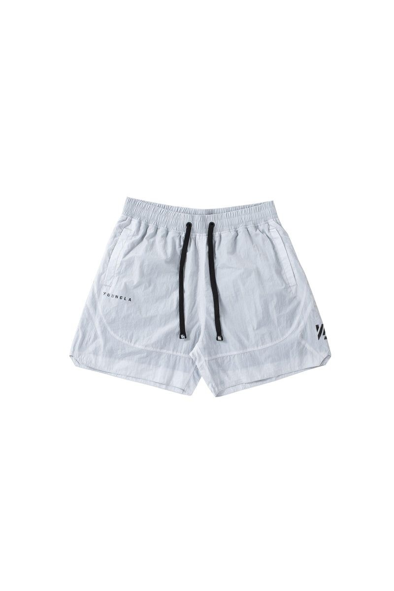 YoungLA 109 Retro Shorts All Grey | JQ7089-546