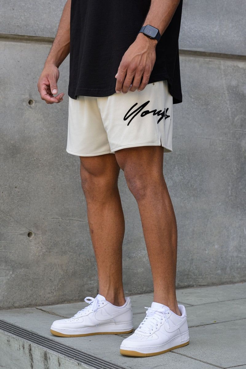 YoungLA 115 Signature Shorts Black | YI9681-245