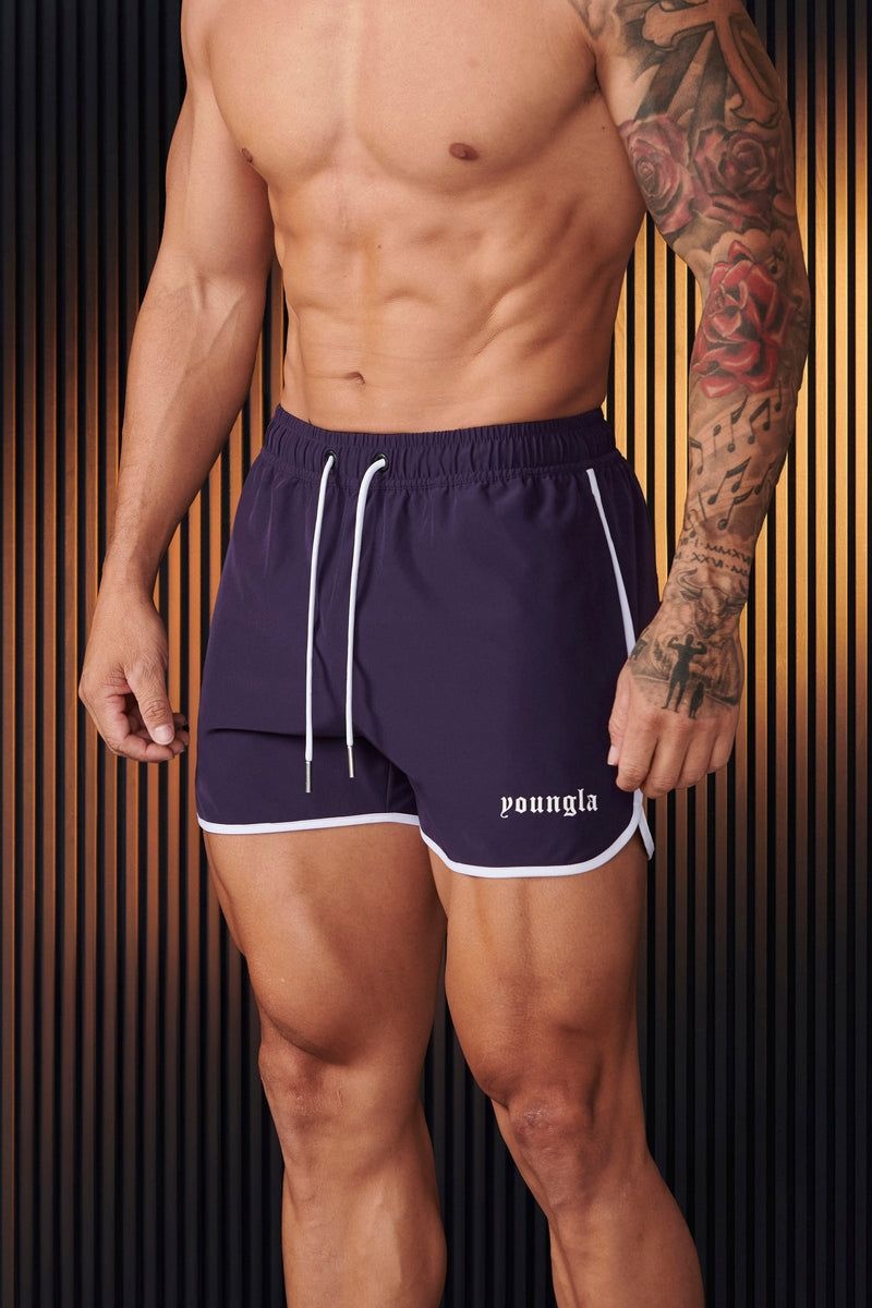 YoungLA 125 , Olympic Shorts Purple | UC4916-507