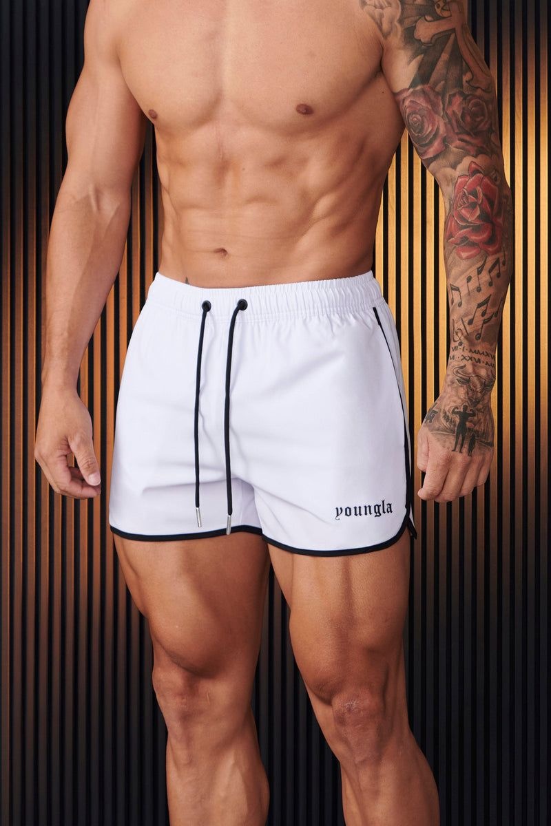 YoungLA 125 , Olympic Shorts White | PE3586-974