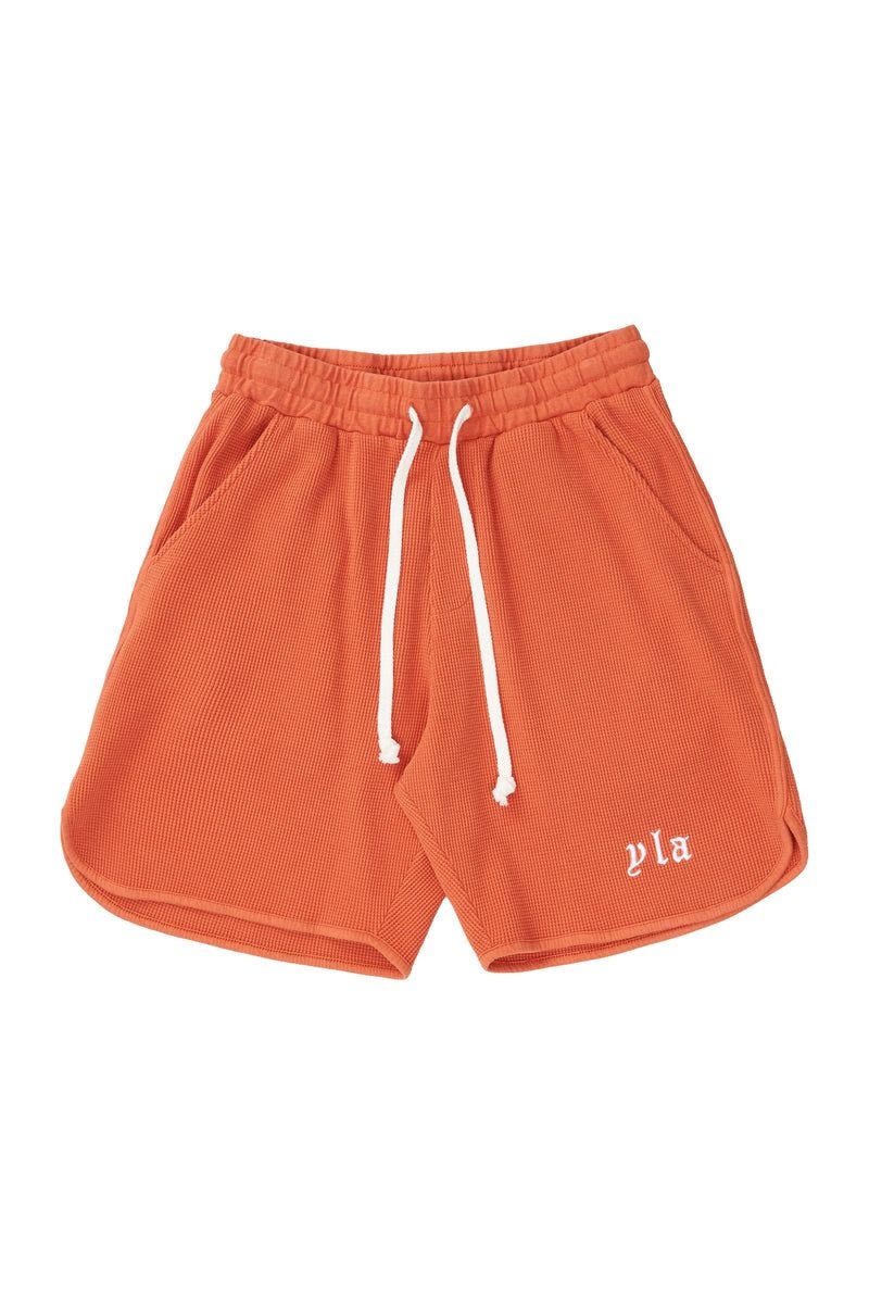 YoungLA 127 Summer Waffle Shorts Rusty Orange | FP2349-087