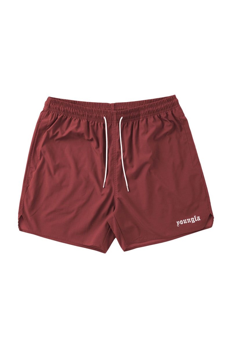 YoungLA 131 The Finest Shorts Burgundy | YL1067-859