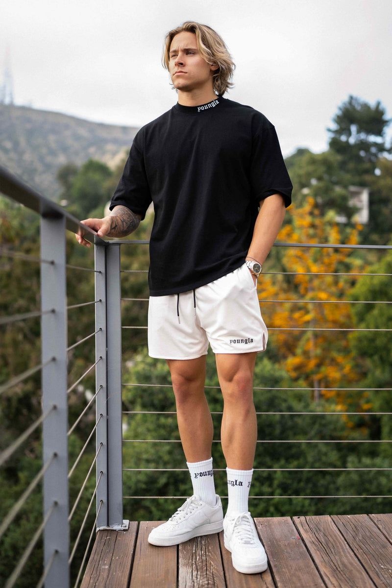 YoungLA 134 Game-Time Shorts & Socks Set Black | FM5302-148